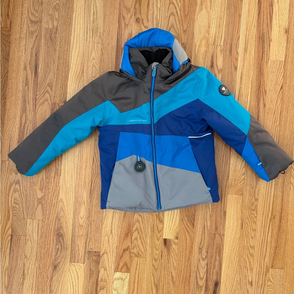 Ski Obermeyer Kids' Blue and Gray insulated Jacket
